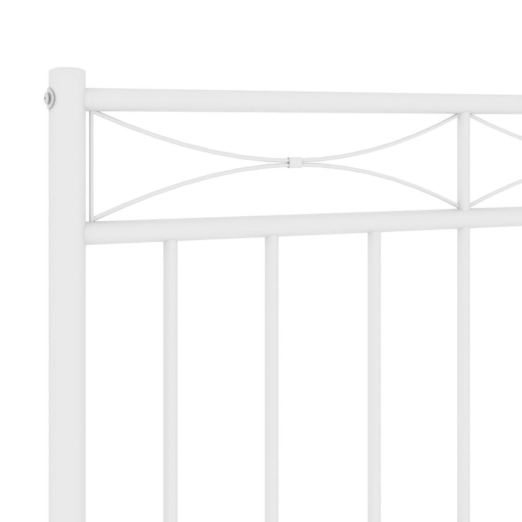 Tête de lit de remplacement métal blanc 75 cm - XIOS