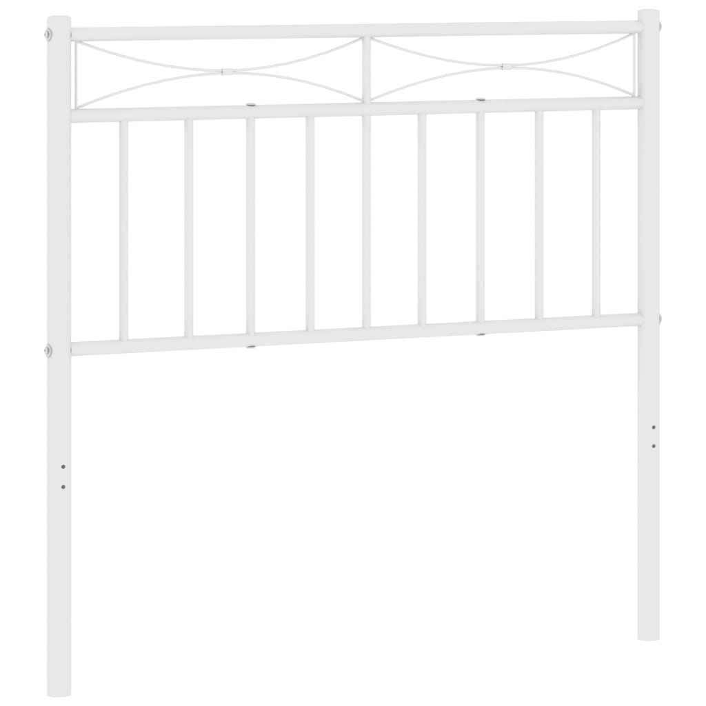 Tête de lit métal blanc 90 cm - XIOS