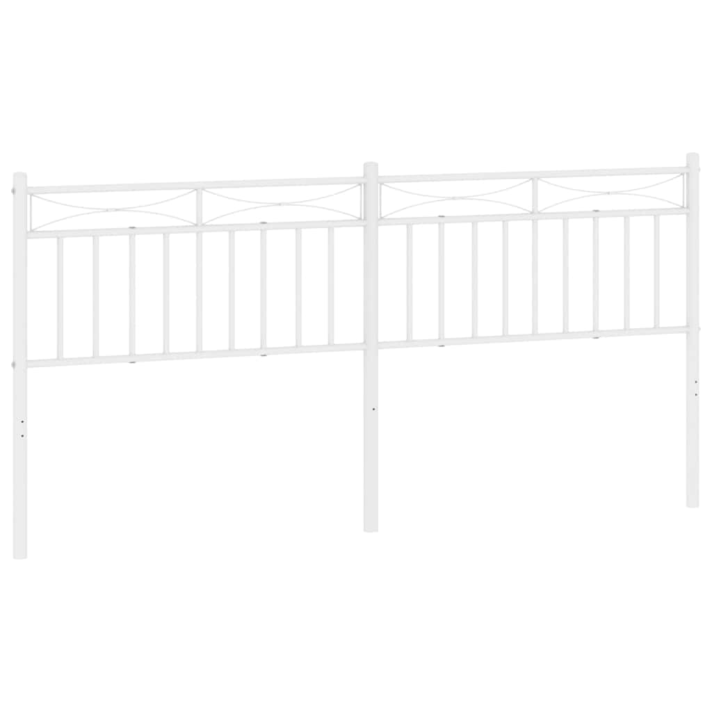 Tête de lit métal blanc 193 cm - XIOS