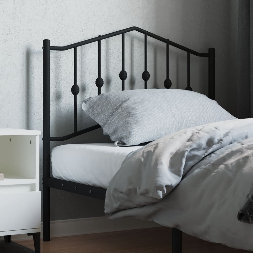 Tête de lit métal noir 90 cm - XIOS