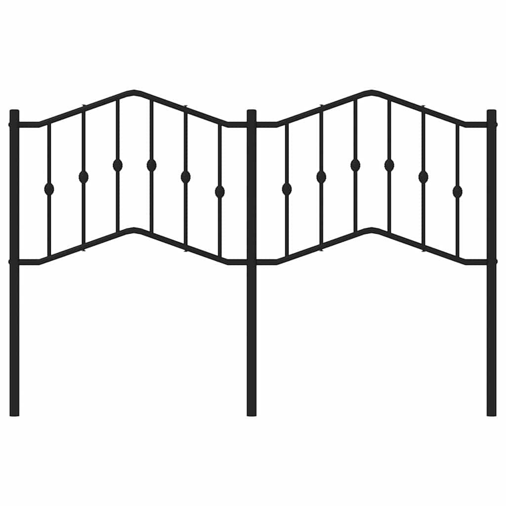 Tête de lit métal noir 150 cm - XIOS