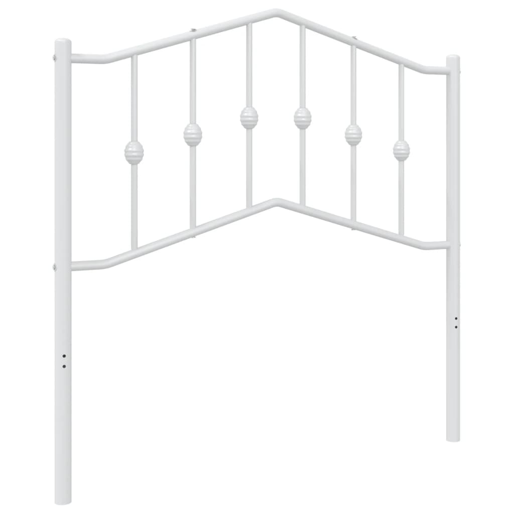 Tête de lit métal blanc 90 cm - XIOS