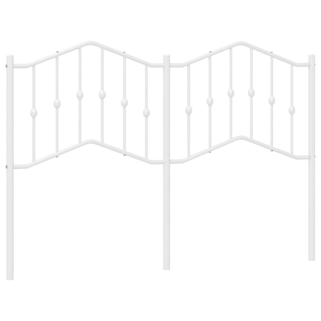 Tête de lit métal blanc 150 cm - XIOS