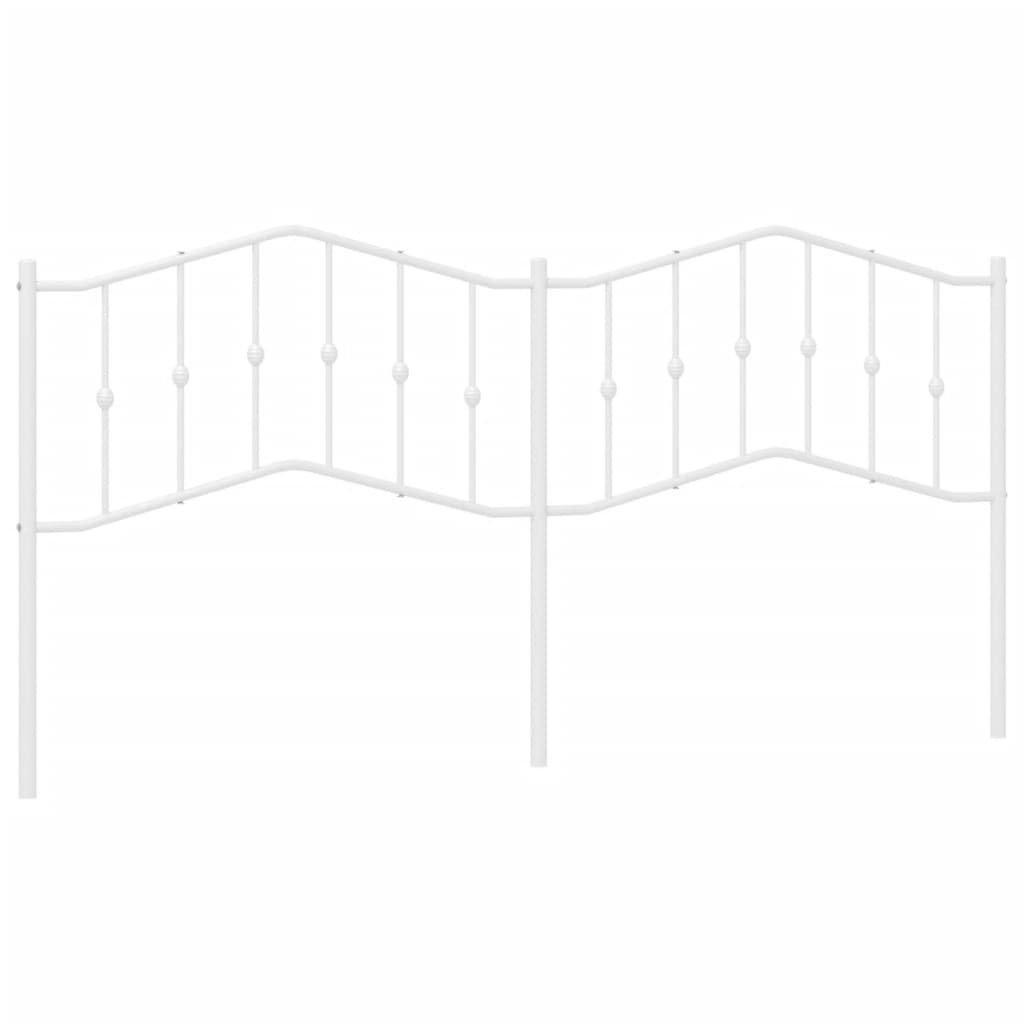 Tête de lit métal blanc 200 cm - XIOS