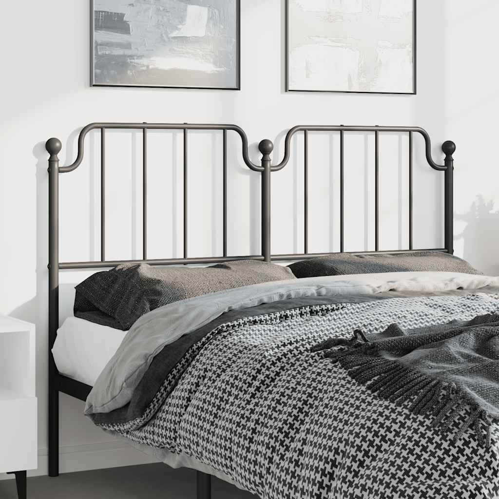Tête de lit métal noir 150 cm - XIOS