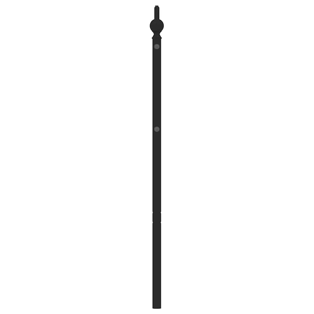 Tête de lit métal noir 193 cm - XIOS