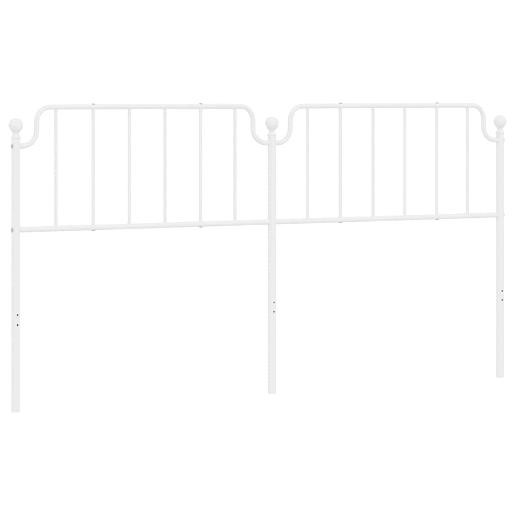 Tête de lit métal blanc 193 cm - XIOS