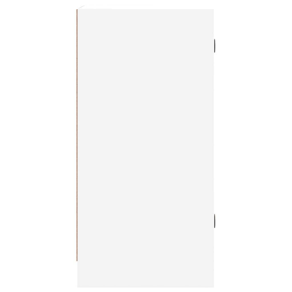 Armoire latérale avec portes en verre blanc 35x37x75,5 cm - XIOS
