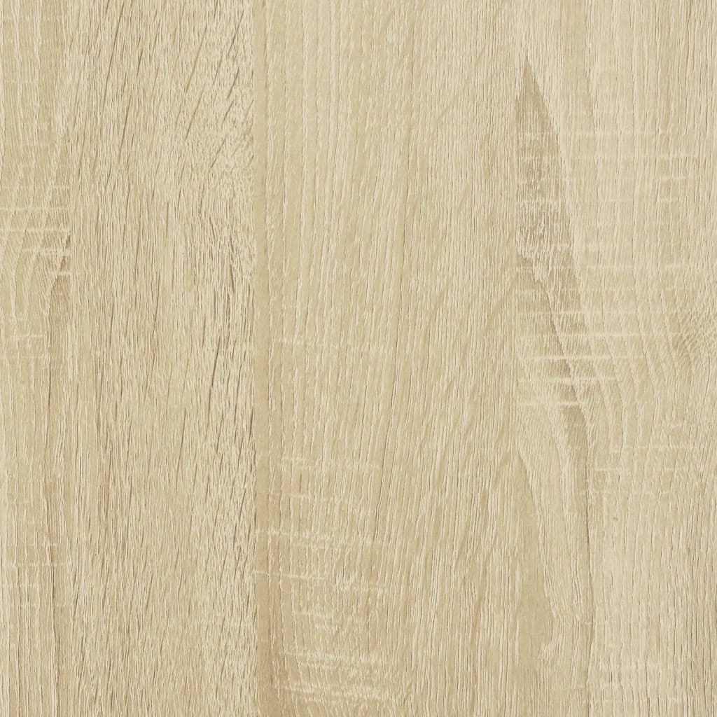 Meuble TV avec portes en verre chêne sonoma 102x37x42 cm - XIOS