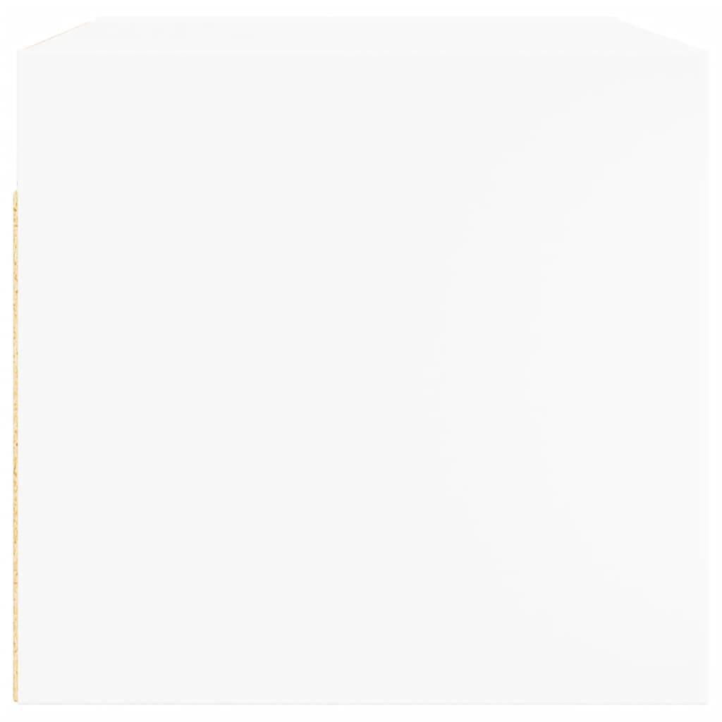 Armoires murales avec portes en verre 2 pcs blanc 68,5x37x35 cm - XIOS