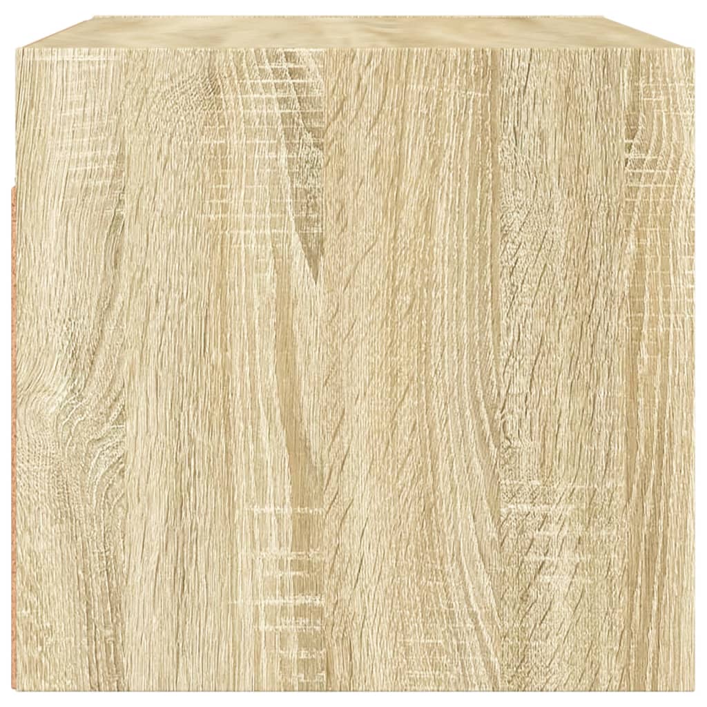 Armoire murale avec portes en verre chêne sonoma 68,5x37x35 cm - XIOS