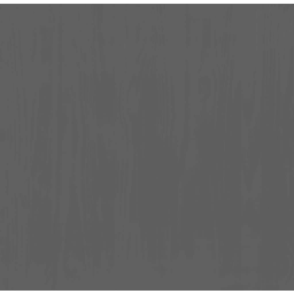 Table de chevet FLORO gris 45x39x57 cm bois de pin massif - XIOS