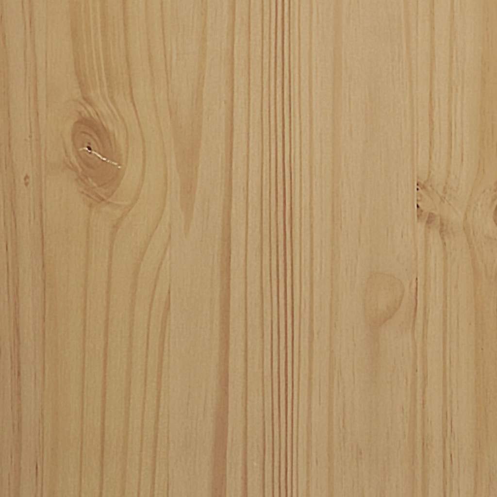 Garde-robe FLORO cire marron 77x53x171 cm bois massif de pin