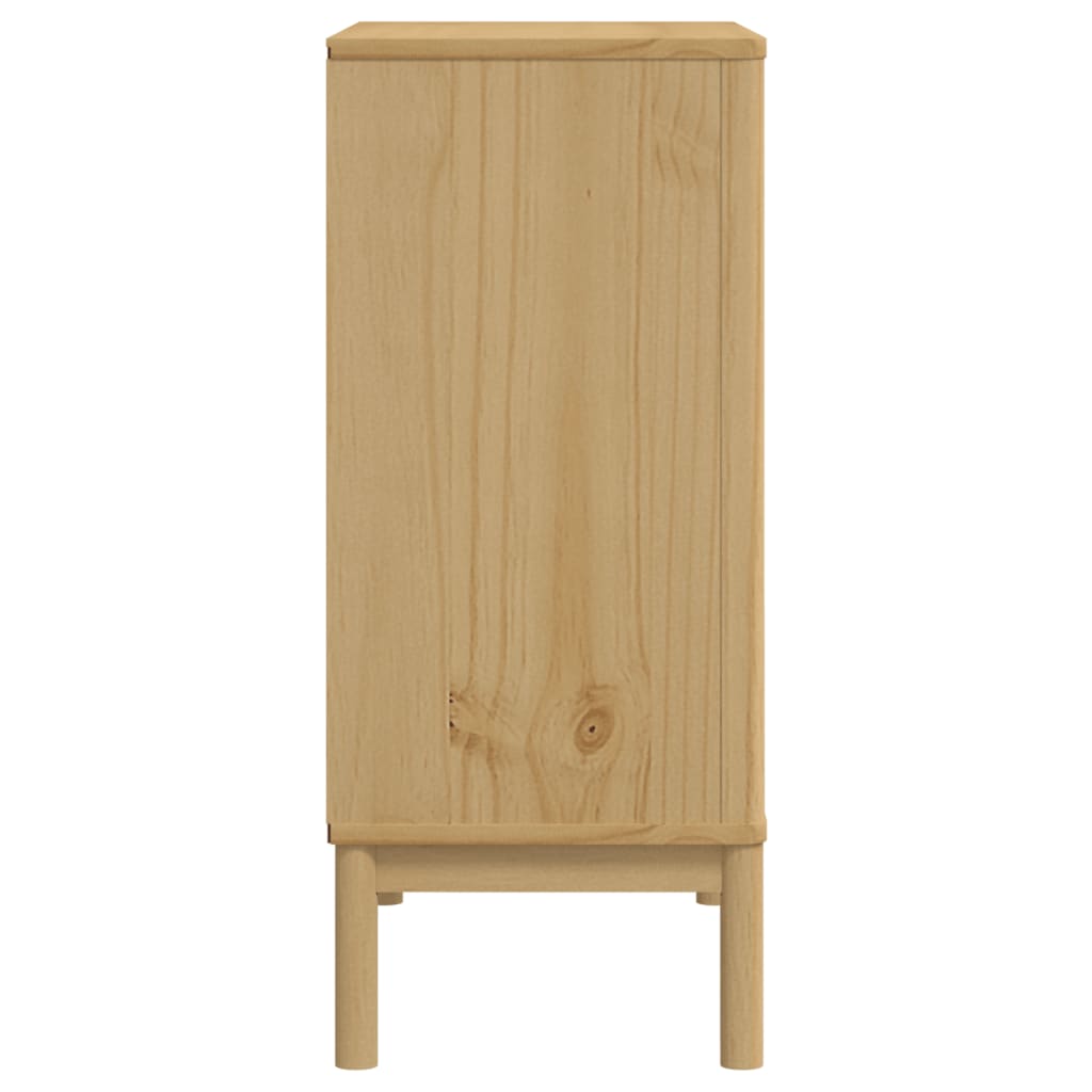Commode FLORO cire marron bois de pin massif - XIOS