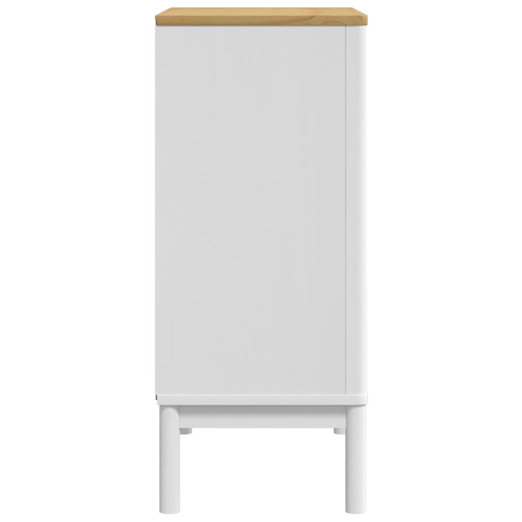 Commode FLORO blanc bois de pin massif - XIOS
