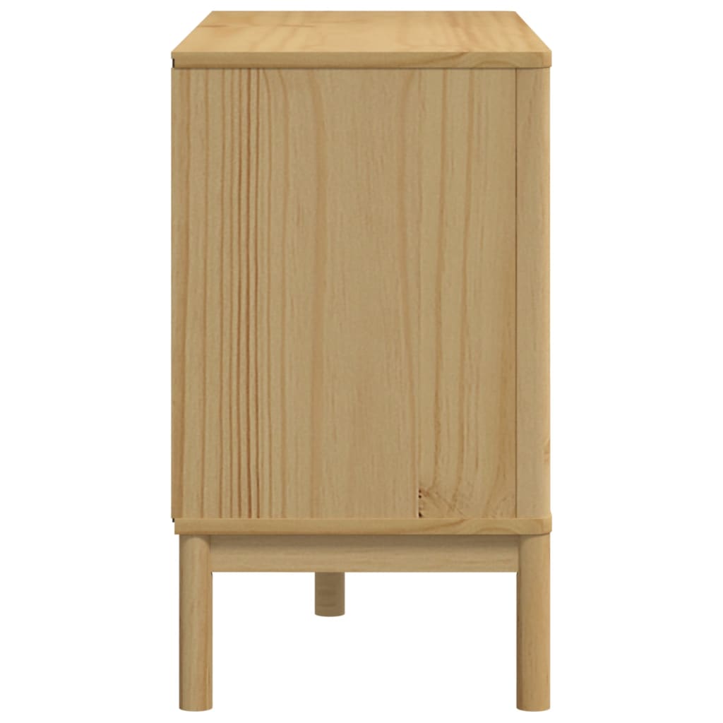 Commode FLORO cire marron bois de pin massif - XIOS