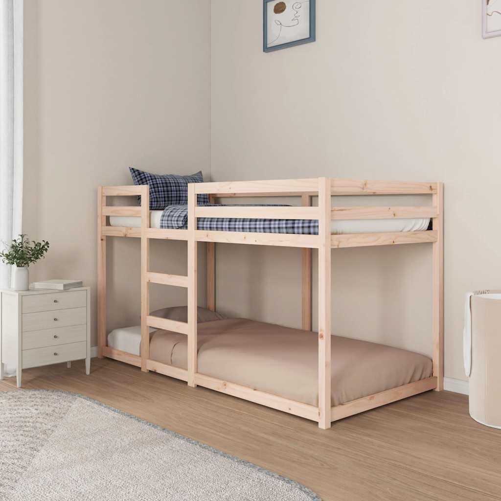 Lit superposé sans matelas 90x190 cm bois de pin massif - XIOS