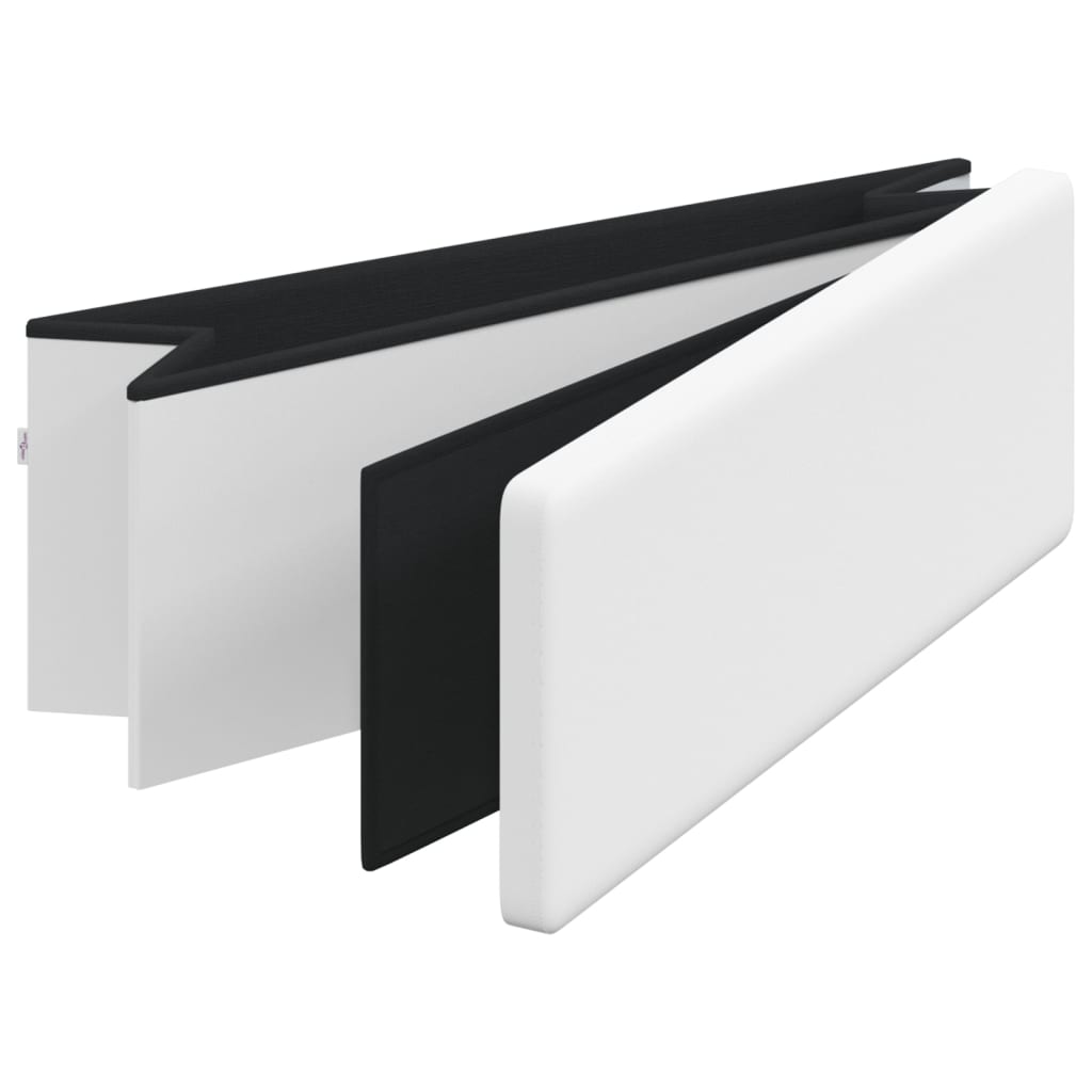 Banc de rangement pliable blanc PVC - XIOS