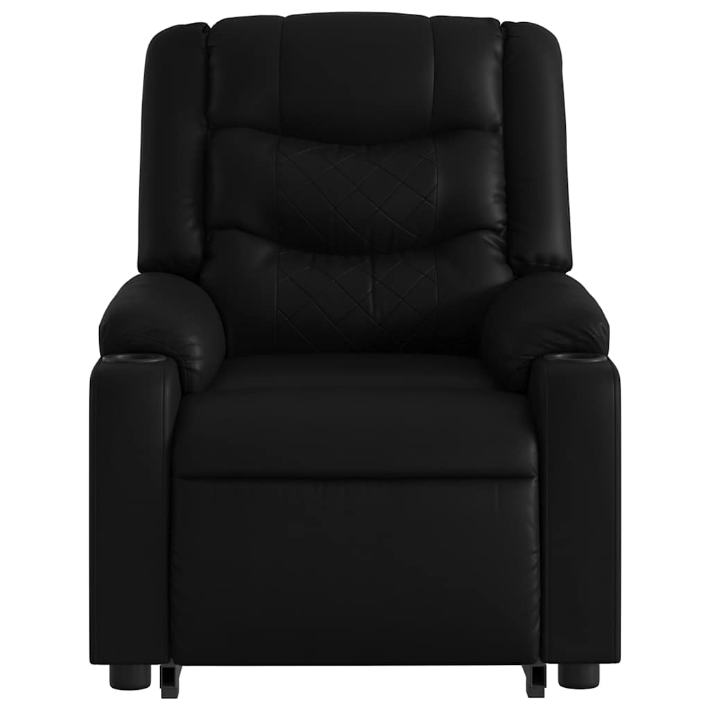 Fauteuil inclinable de massage Noir Similicuir - XIOS