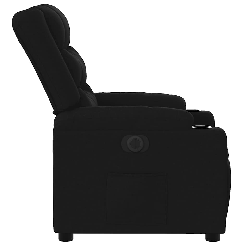 Fauteuil inclinable électrique Noir Tissu - XIOS