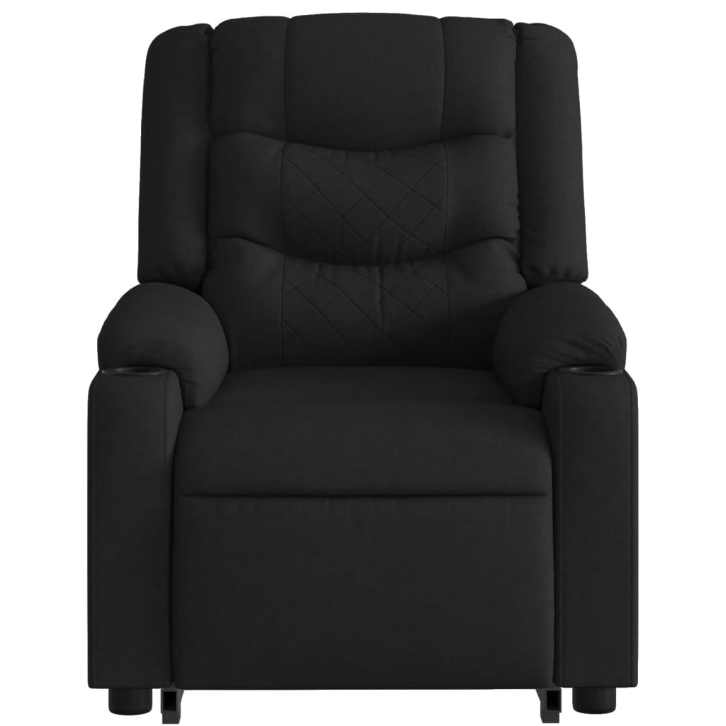 Fauteuil inclinable noir tissu
