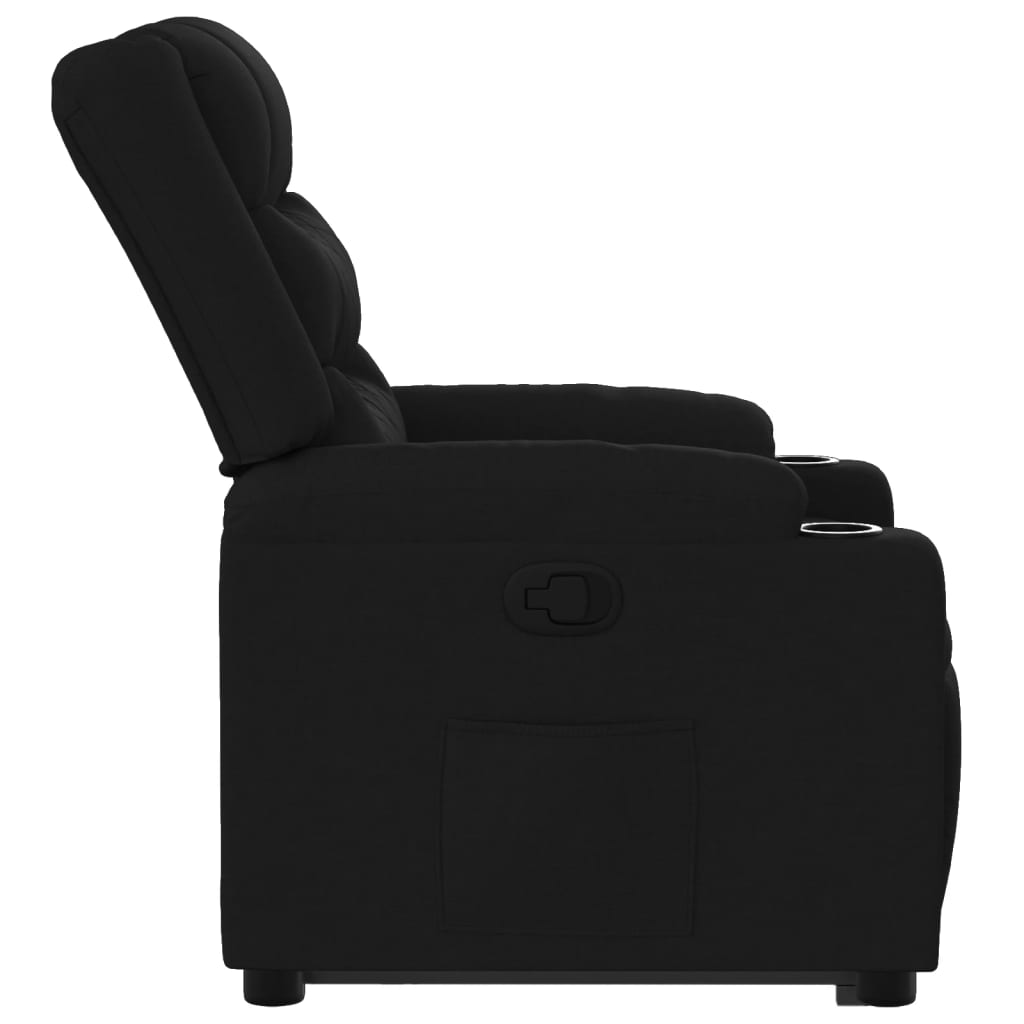 Fauteuil inclinable noir tissu - XIOS