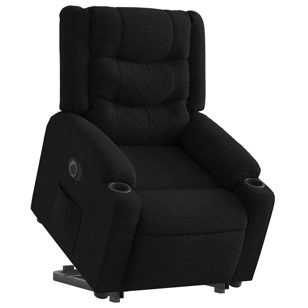 Fauteuil inclinable électrique noir tissu - XIOS