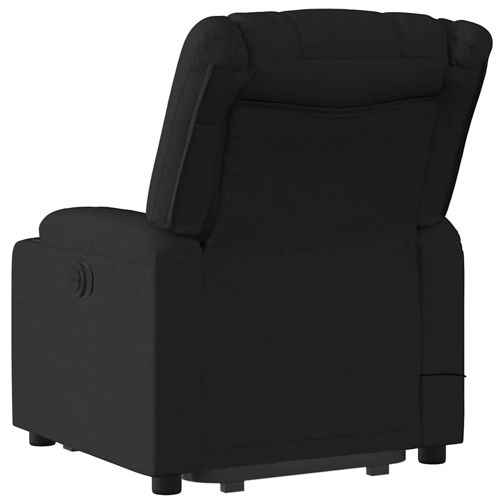 Fauteuil inclinable de massage électrique Noir Tissu - XIOS