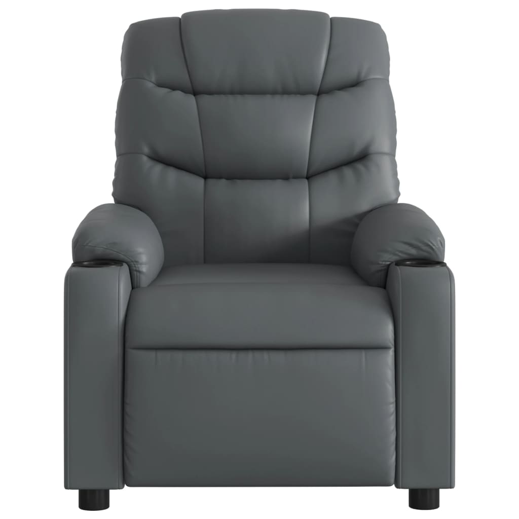 Fauteuil inclinable électrique Gris Similicuir - XIOS