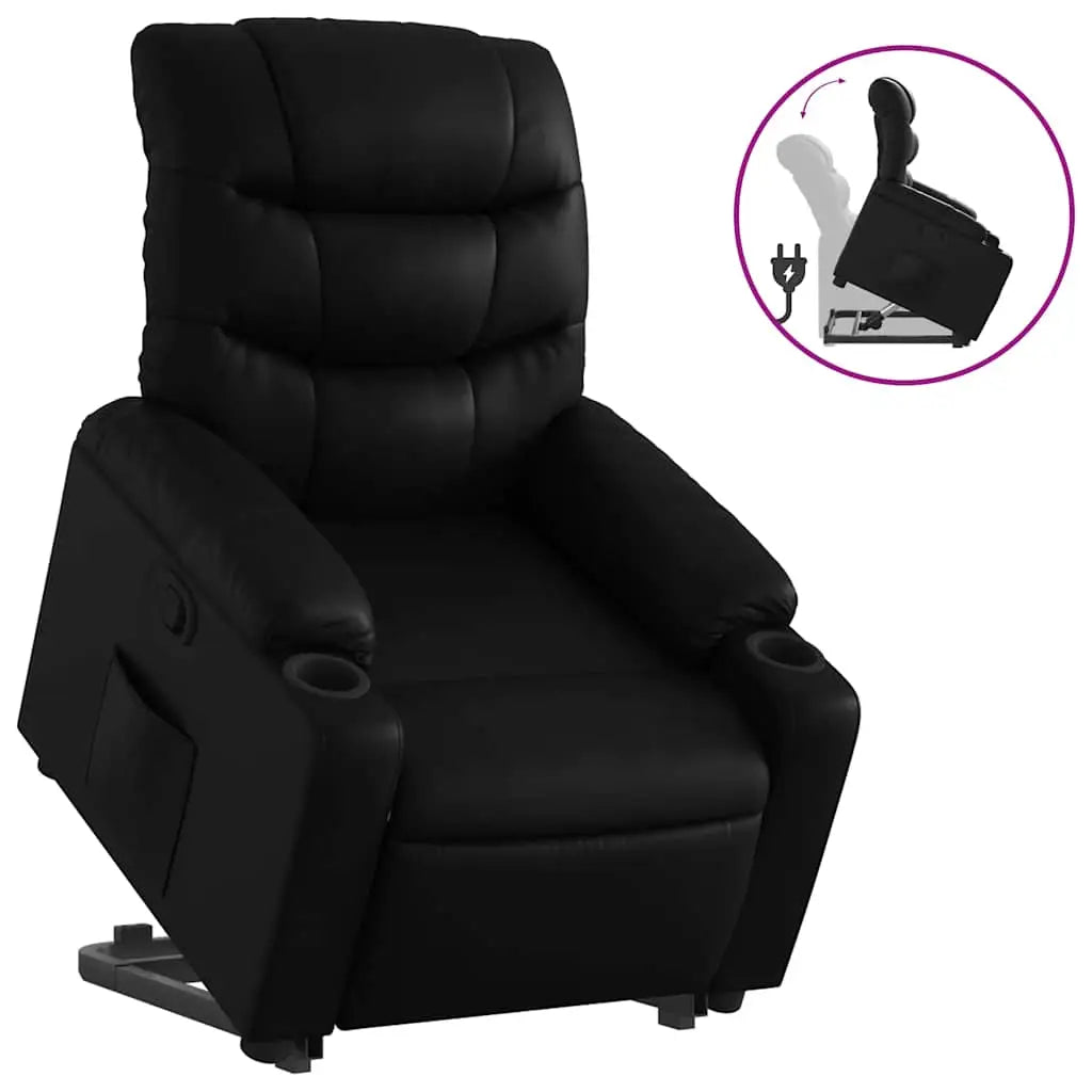 Fauteuil inclinable Noir Similicuir - XIOS