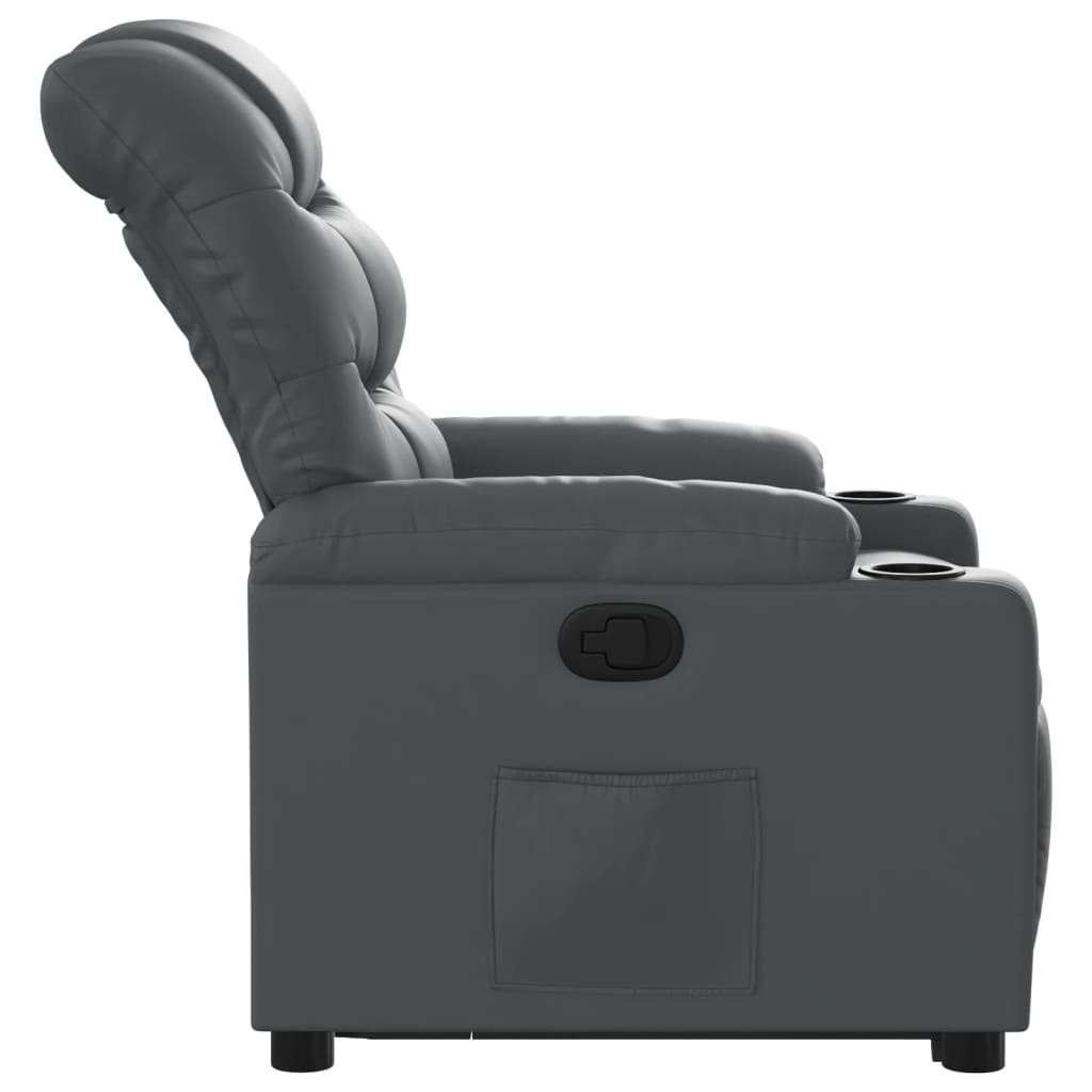 Fauteuil inclinable Gris Similicuir - XIOS