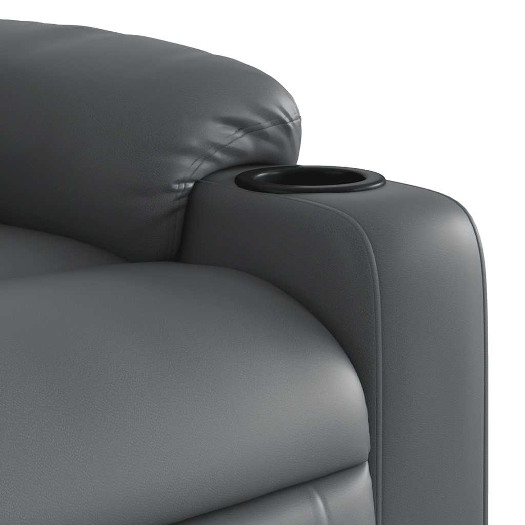 Fauteuil inclinable Gris Similicuir - XIOS