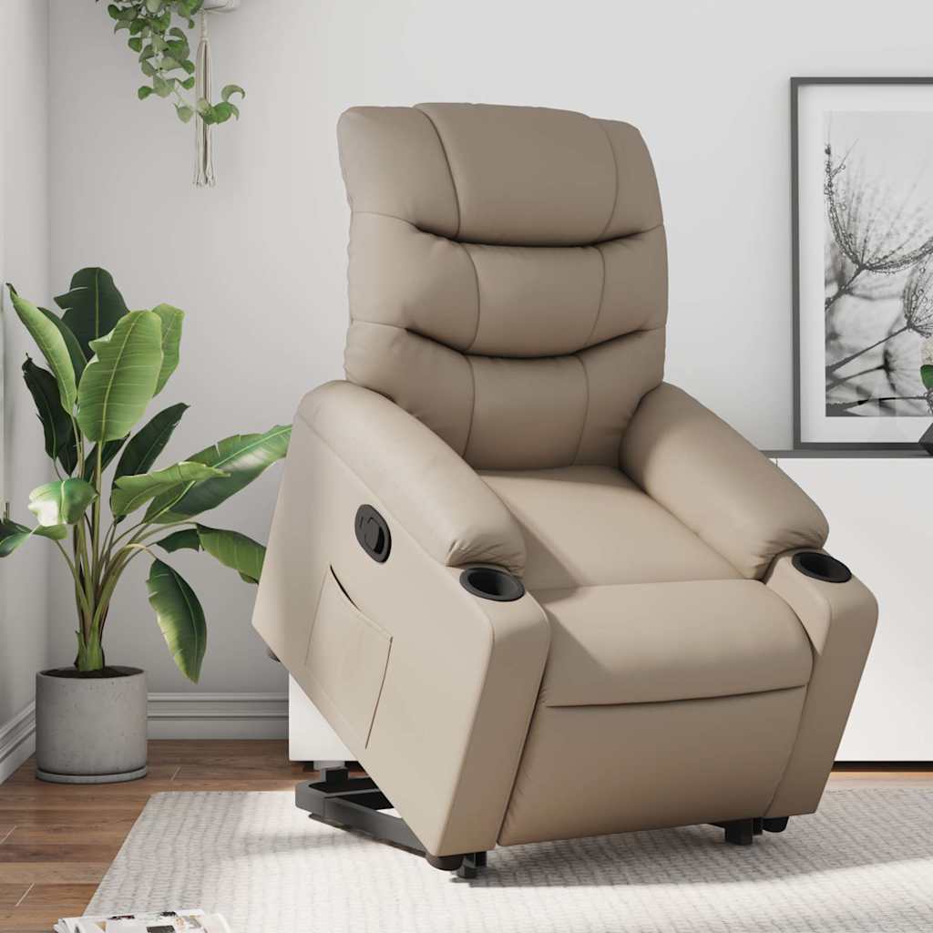 Fauteuil inclinable Cappuccino Similicuir - XIOS