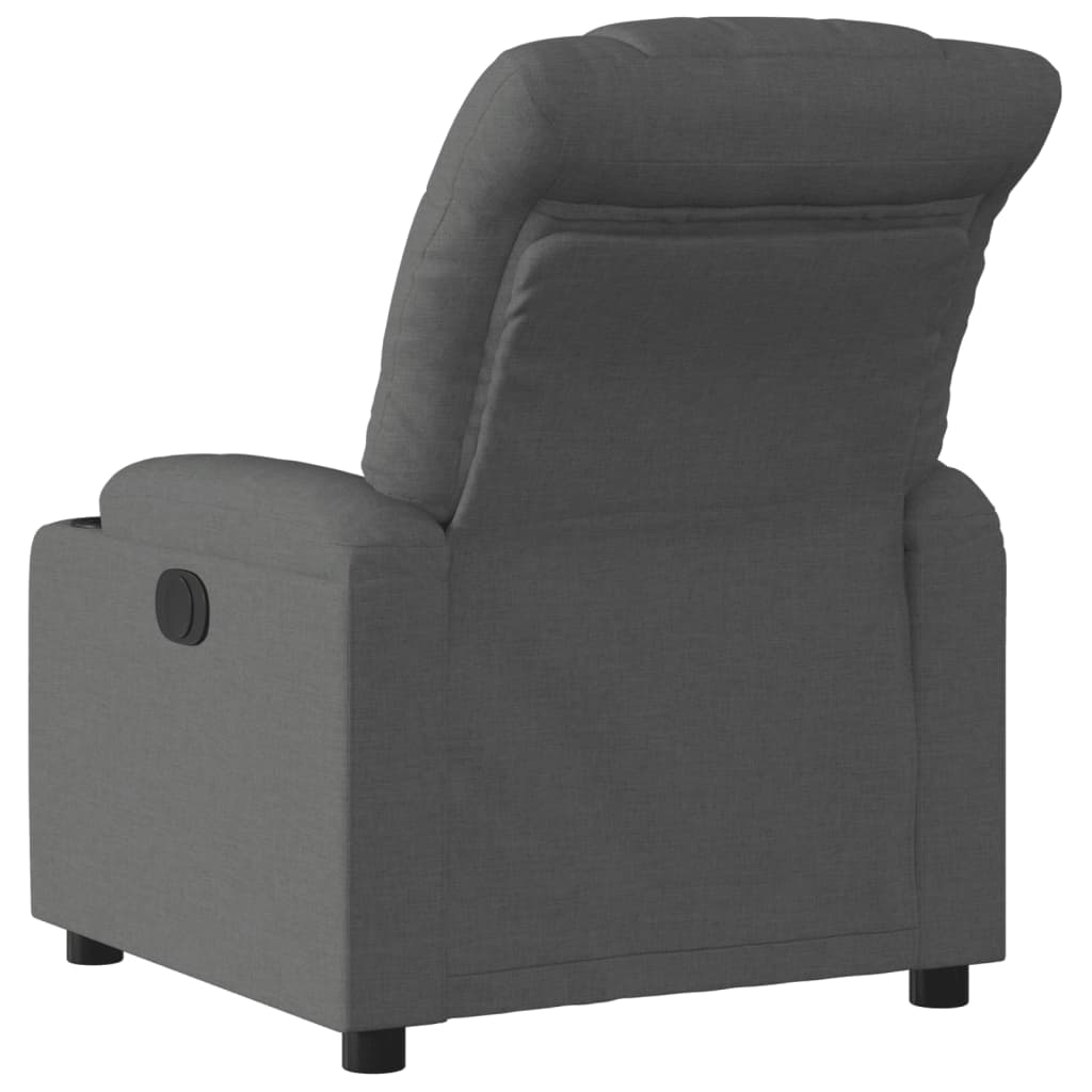 Fauteuil inclinable électrique Gris foncé Tissu - XIOS