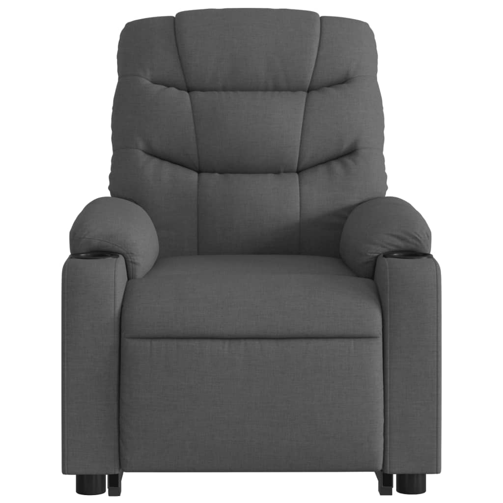 Fauteuil inclinable Gris foncé Tissu - XIOS