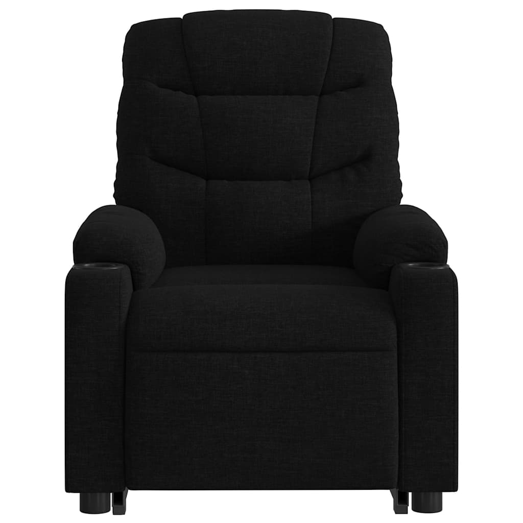 Fauteuil inclinable noir tissu