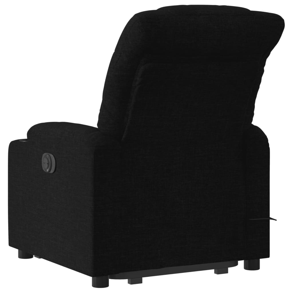 Fauteuil inclinable de massage électrique Noir Tissu - XIOS
