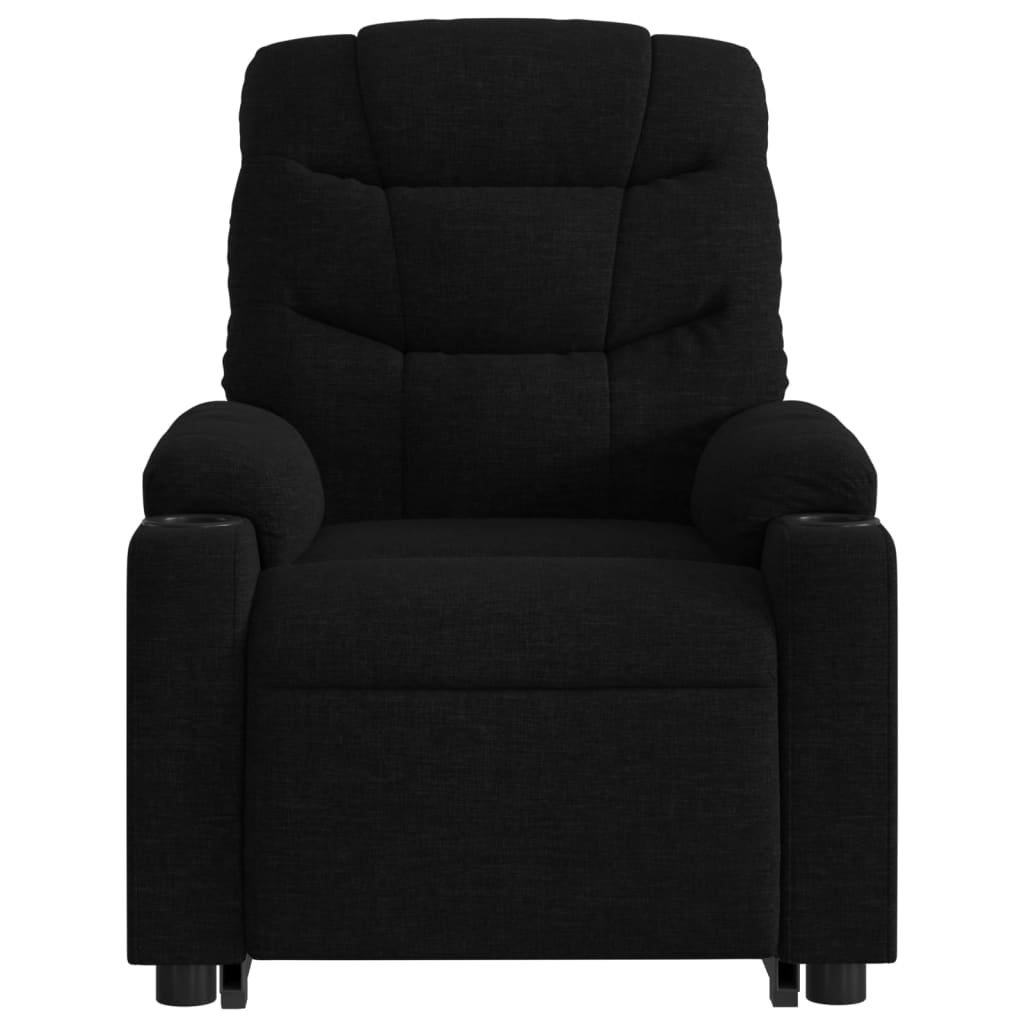 Fauteuil inclinable de massage électrique Noir Tissu - XIOS