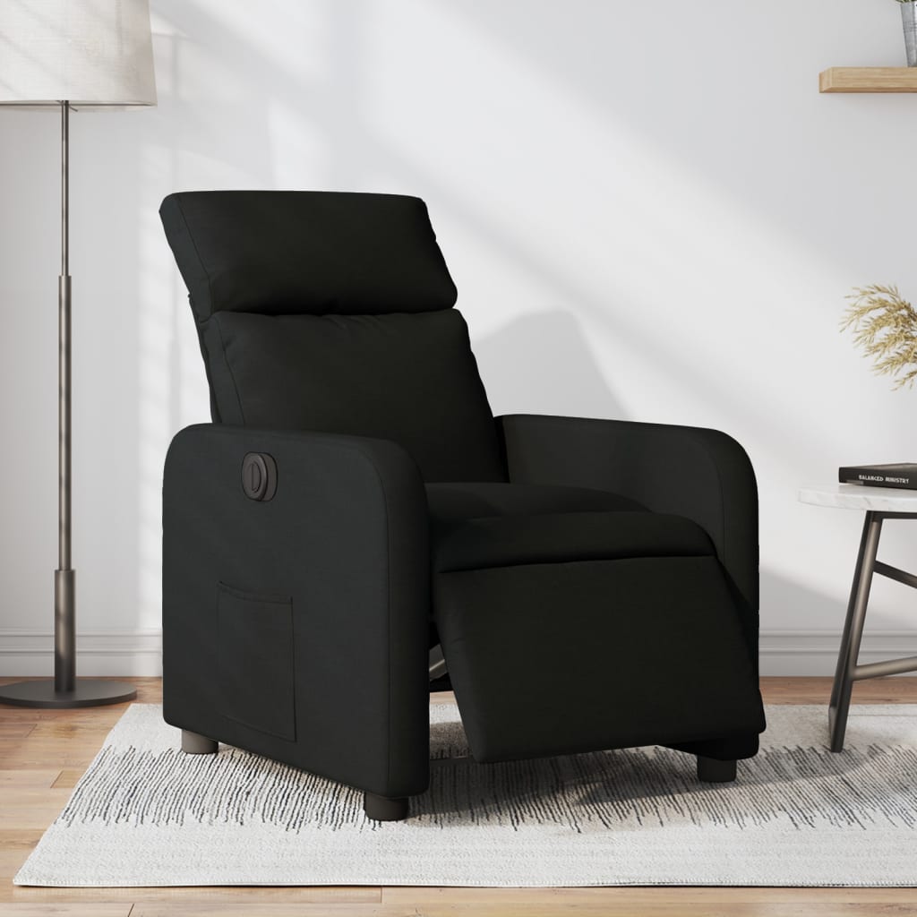 Fauteuil inclinable électrique Noir Tissu - XIOS