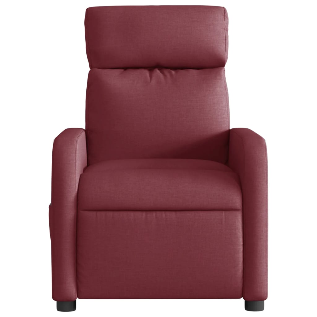 Fauteuil inclinable électrique Rouge bordeaux Tissu - XIOS
