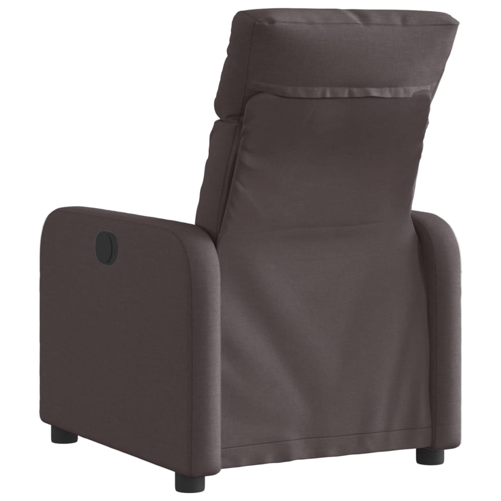 Fauteuil inclinable électrique Marron foncé Tissu - XIOS