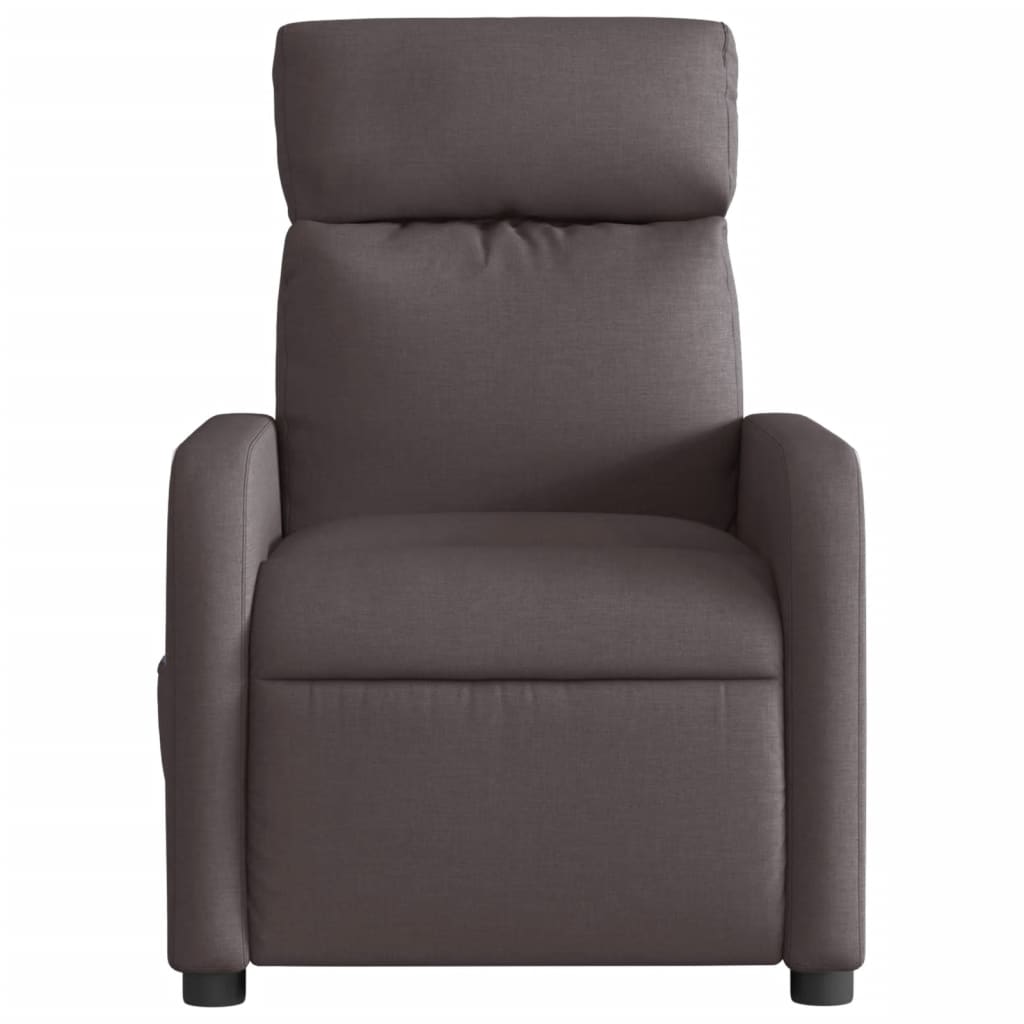 Fauteuil inclinable électrique Marron foncé Tissu - XIOS