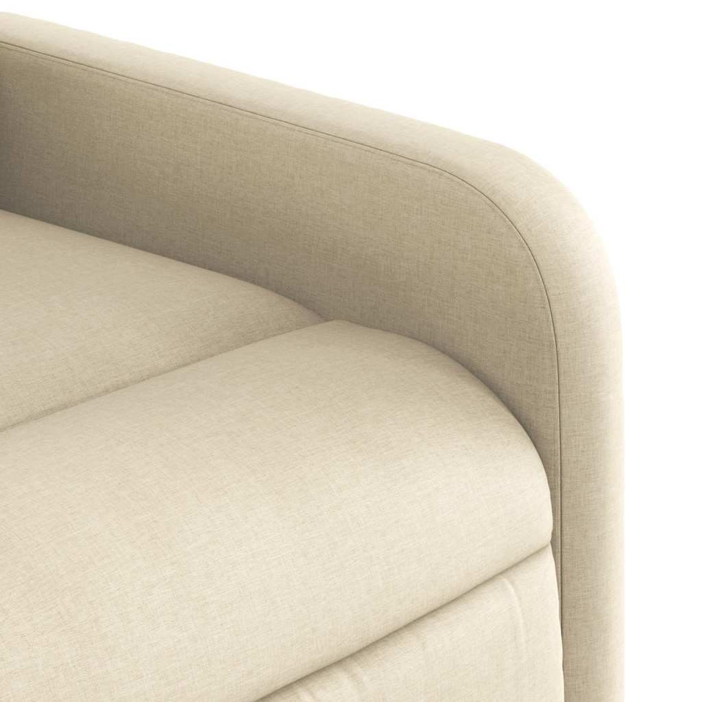 Fauteuil inclinable électrique Crème Tissu - XIOS