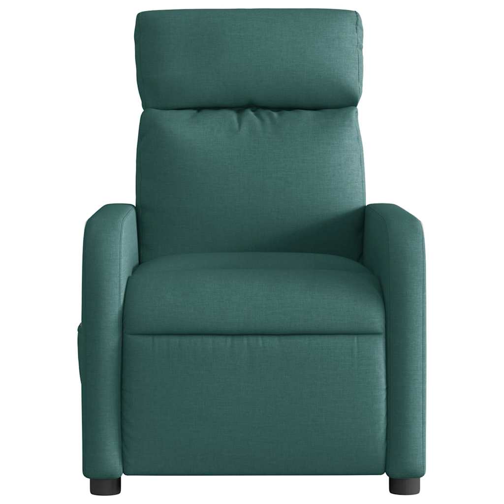 Fauteuil de massage inclinable électrique Vert foncé Tissu - XIOS