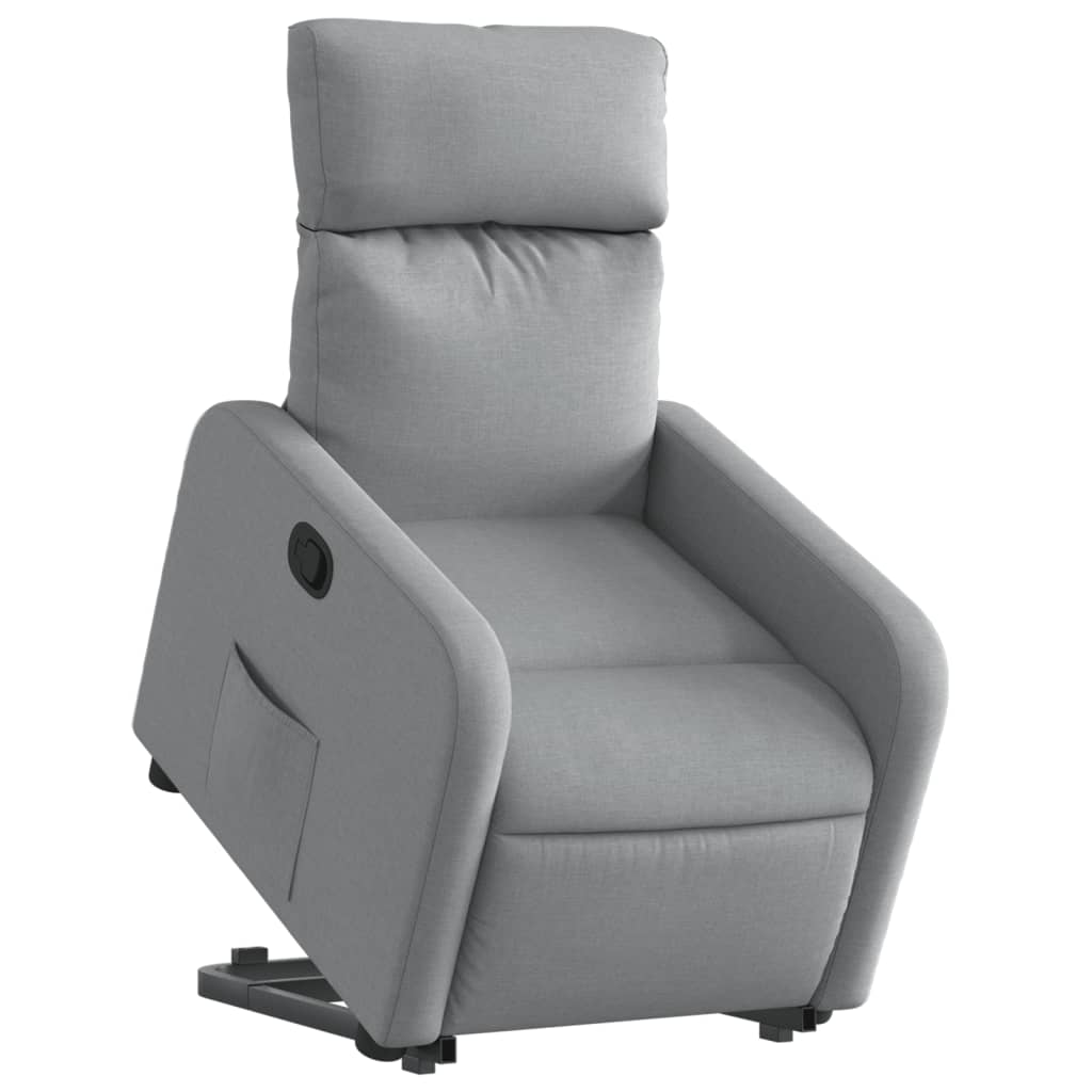 Fauteuil inclinable Gris clair Tissu - XIOS