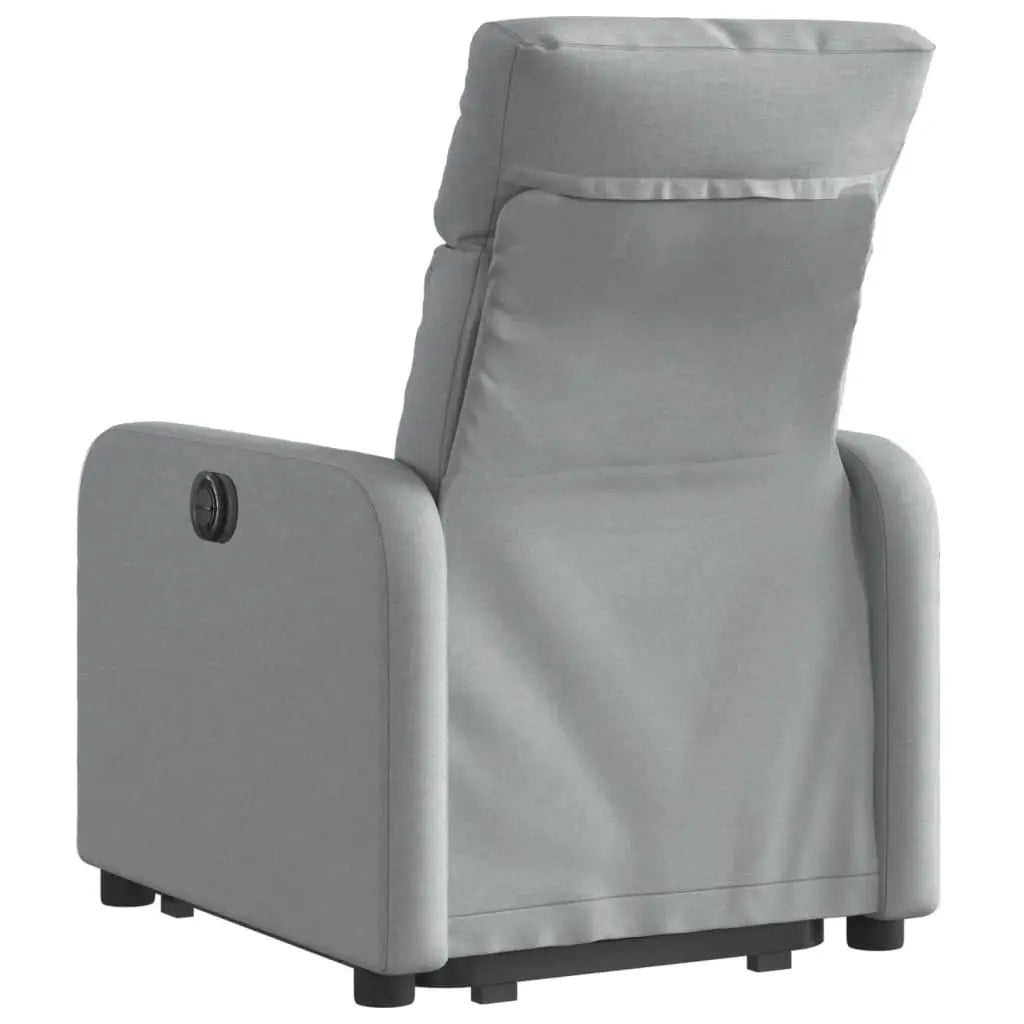 Fauteuil inclinable Gris clair Tissu - XIOS