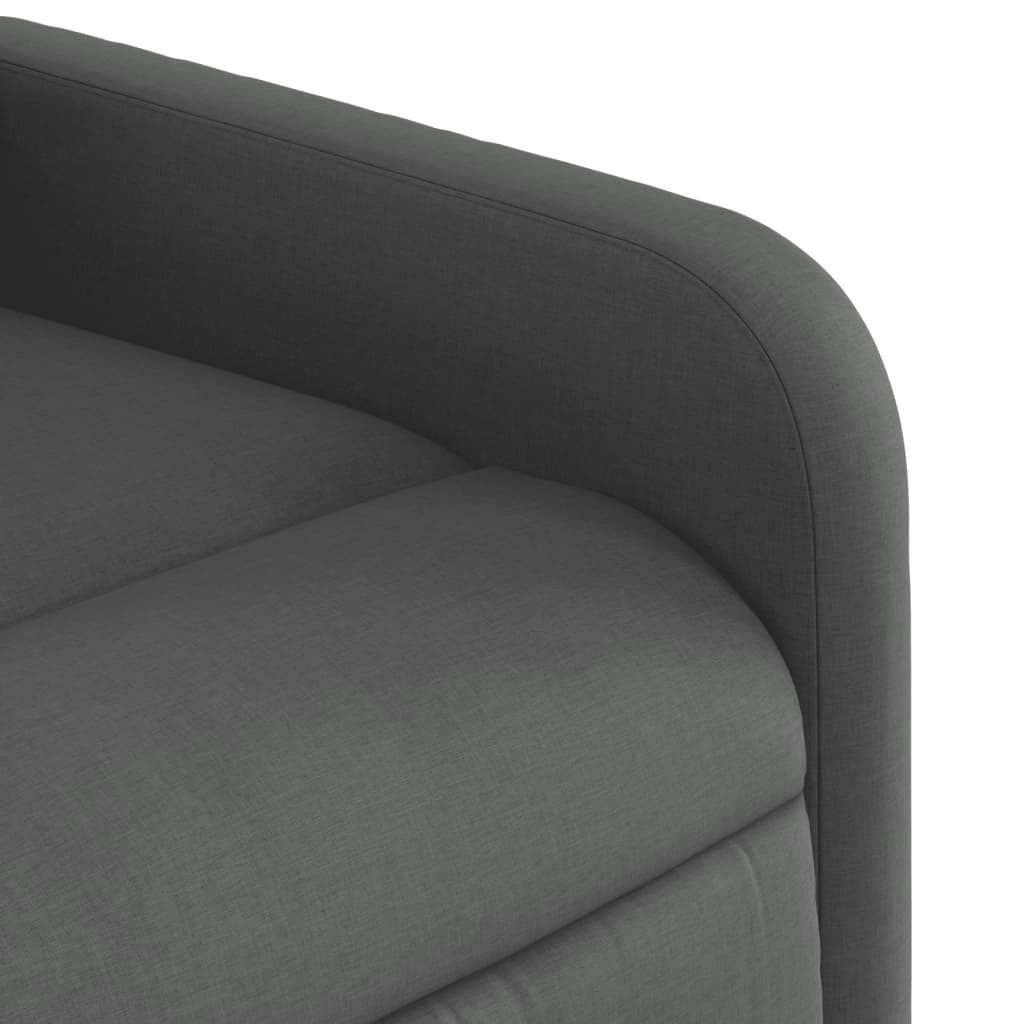 Fauteuil inclinable Gris foncé Tissu - XIOS