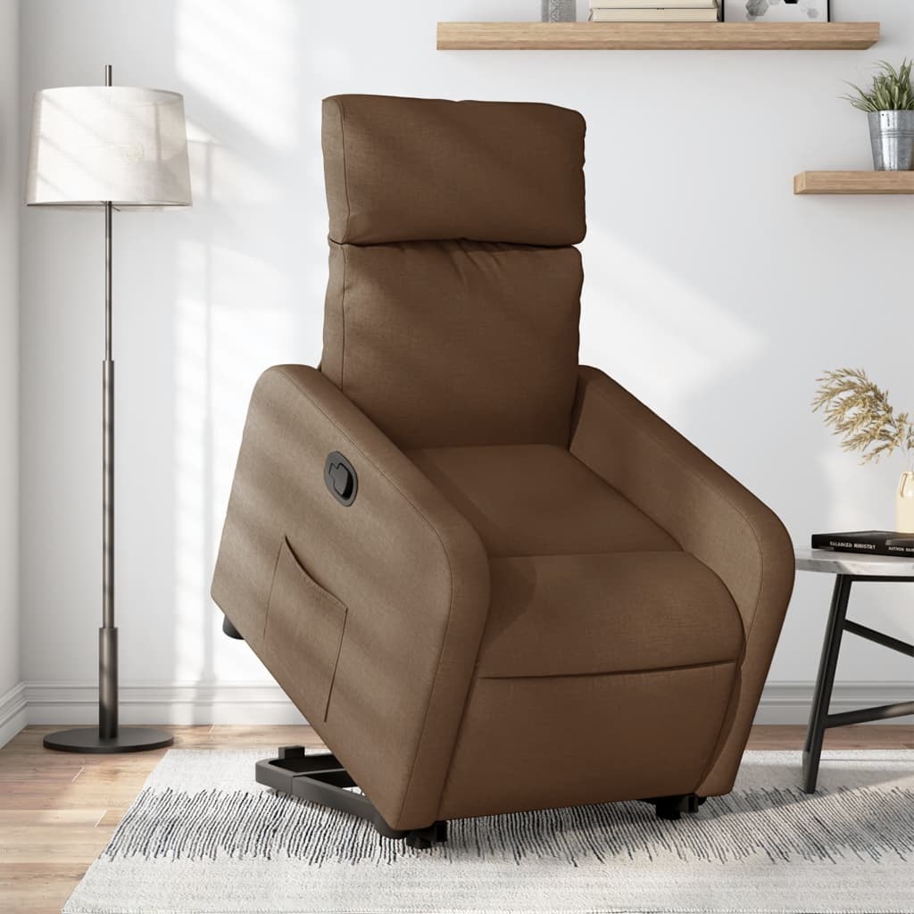 Fauteuil inclinable Marron Tissu - XIOS