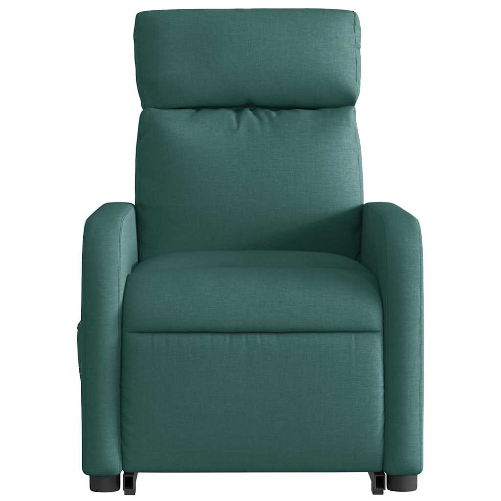 Fauteuil inclinable vert foncé tissu - XIOS