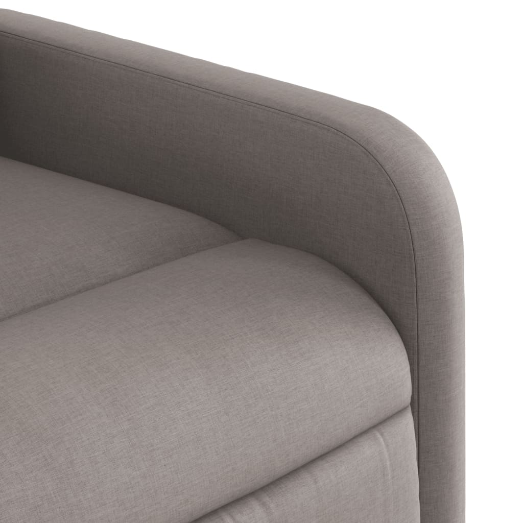 Fauteuil inclinable taupe tissu - XIOS